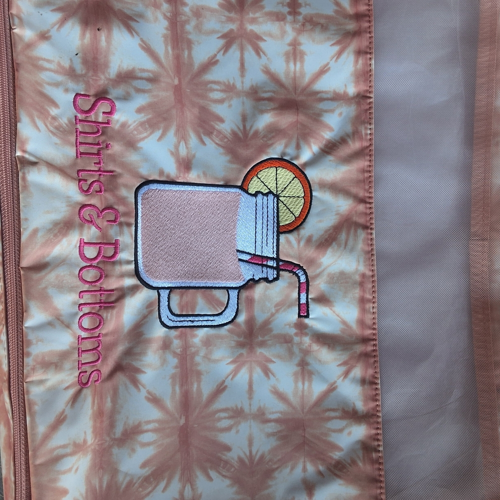 Thirty-One Traveling Packing Cubes In Rosedust Shibori - Picture 9 of 11